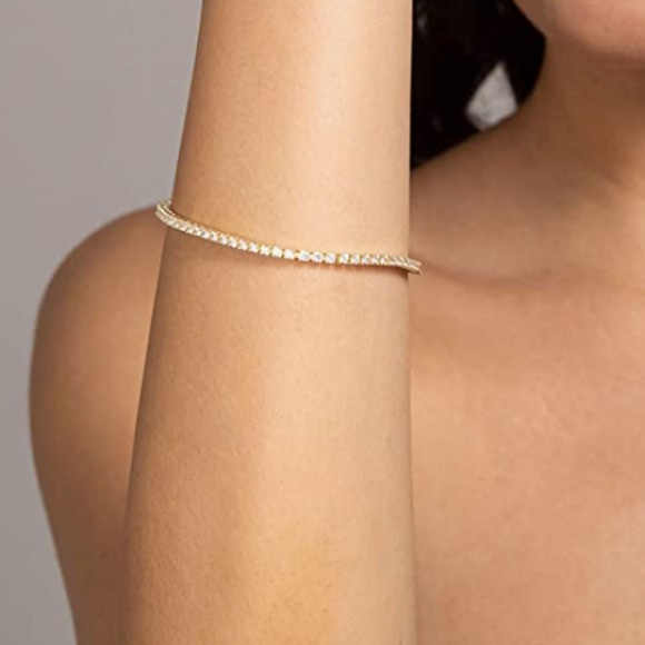 Jewelry - 14K GP Classic Tennis Bracelet